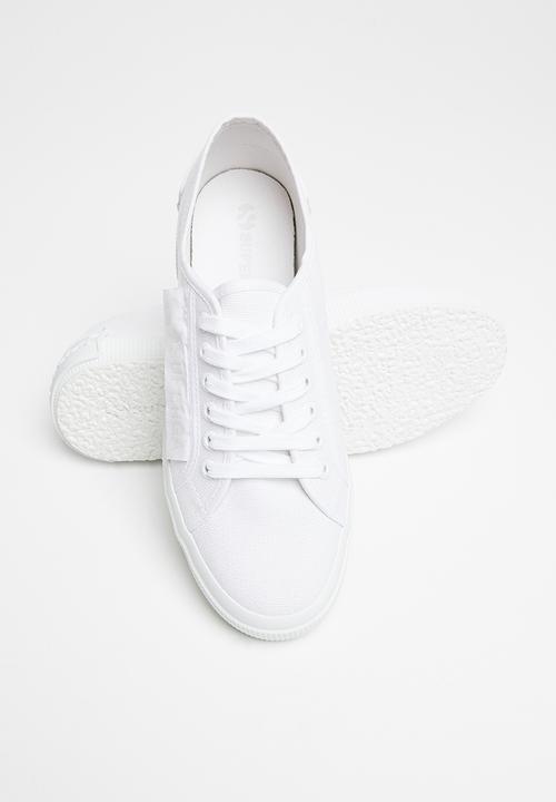 SUPERGA - 2750 loud 2750 big rubber patch - c42 total white