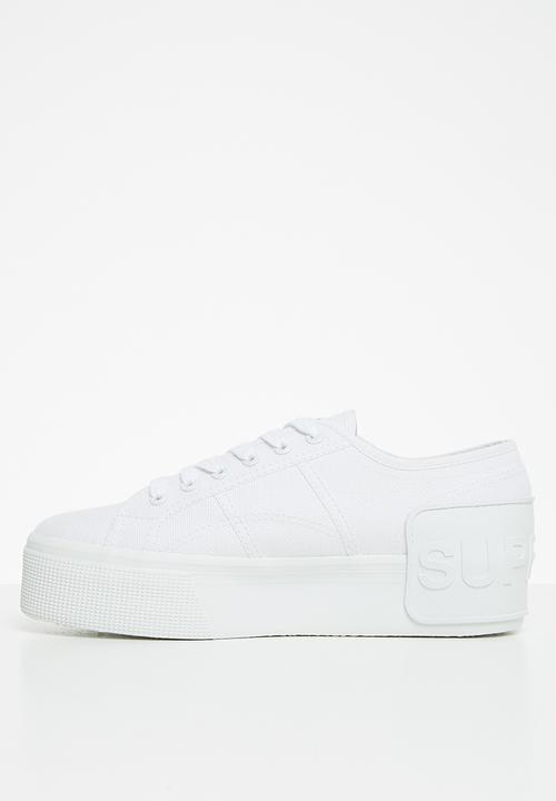 SUPERGA - 2790 loud platform big rubber patch - c42 total white