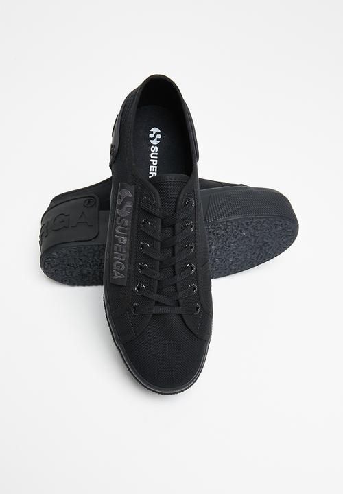 SUPERGA - 2790 loud platform big rubber patch - 997 total black
