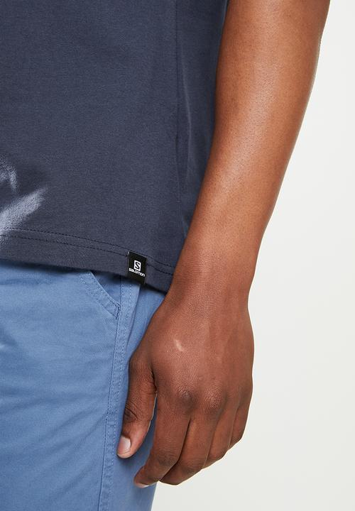 Salomon - I see fire short sleeve tee m - navy