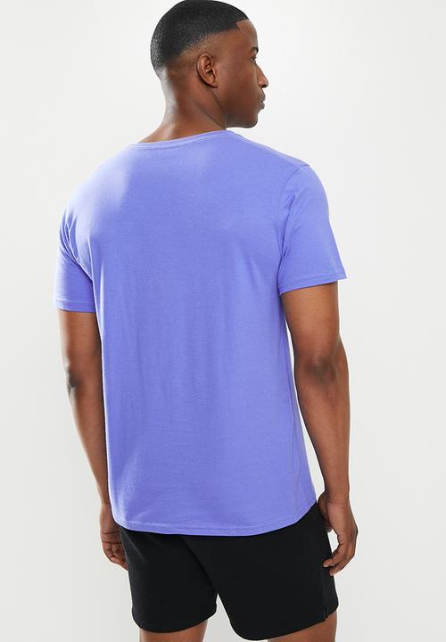 Salomon - Orange sky short sleeve tee m - blue
