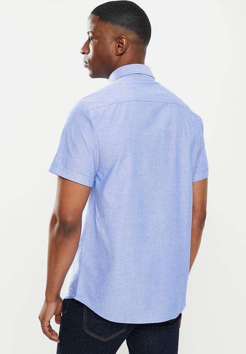 Salomon - Sunday short sleeve shirt m - light blue