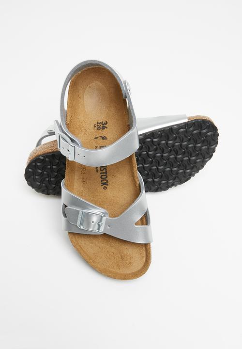 Birkenstock - Rio kids birko-flor - silver