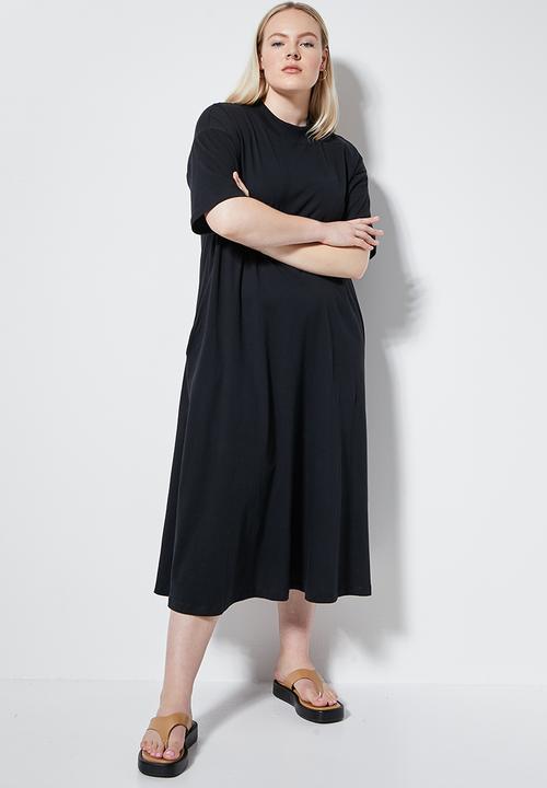 Superbalist - Trapeze T-shirt dress - black
