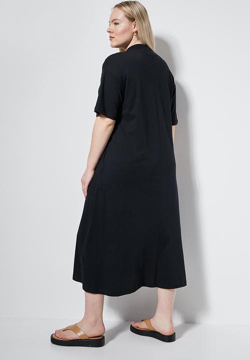 Superbalist - Trapeze T-shirt dress - black