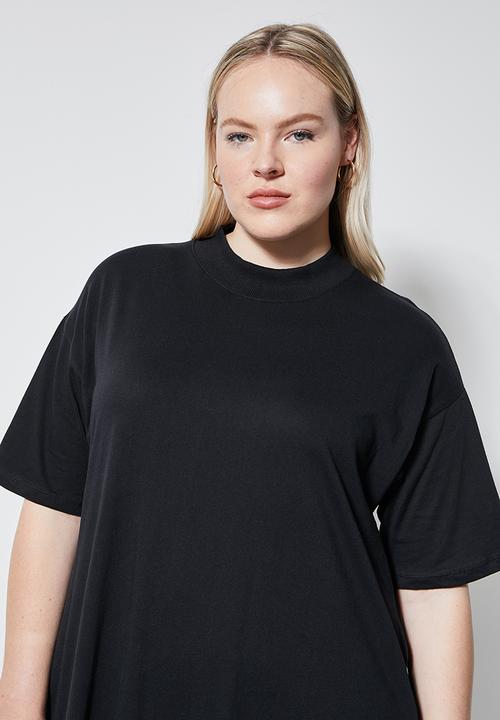 Superbalist - Trapeze T-shirt dress - black
