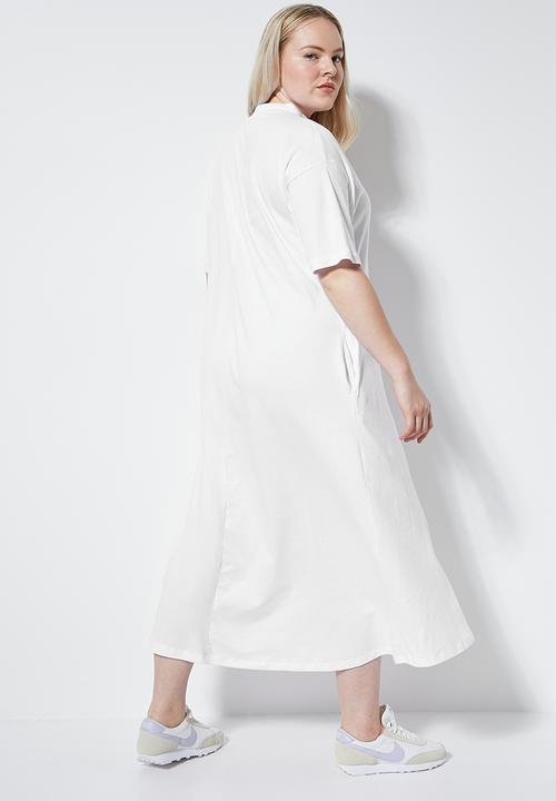 Superbalist - Trapeze T-shirt dress - white