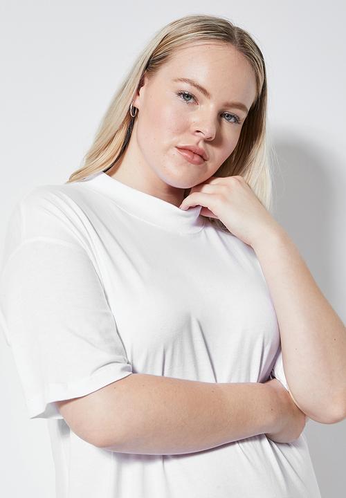 Superbalist - Trapeze T-shirt dress - white