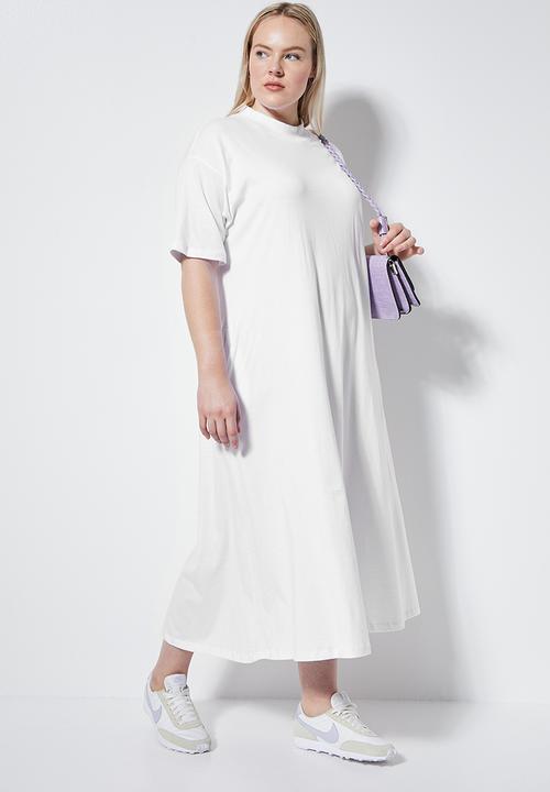 Superbalist - Trapeze T-shirt dress - white