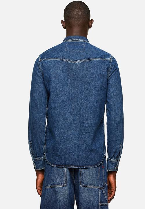 Diesel  - D-east-p1 denim shirt - blue
