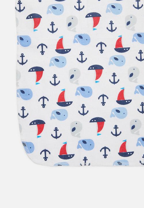 Pop Candy - 4 Pack blanket - blue & white