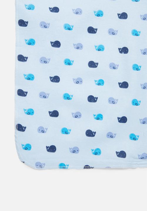 Pop Candy - 4 Pack blanket - blue & white