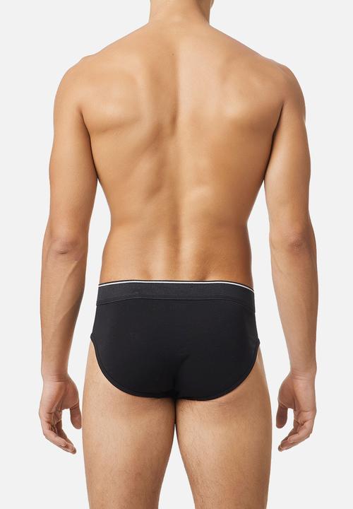 Diesel  - Umbr-andre three pack briefs - black