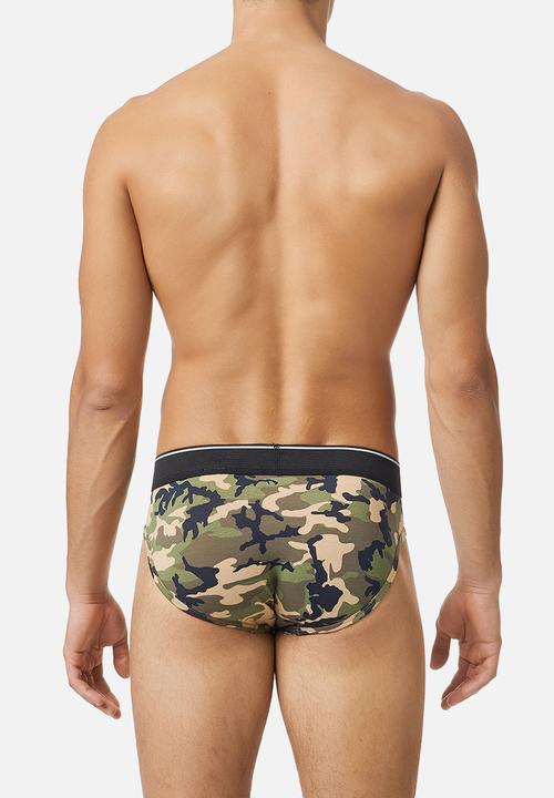 Diesel  - Umbr-andre three pack briefs - multi