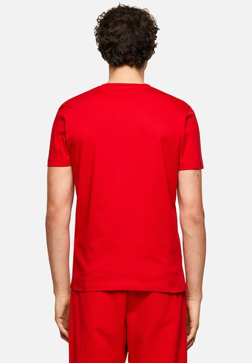 Diesel  - T-diegos-ecosmallogo tee - red