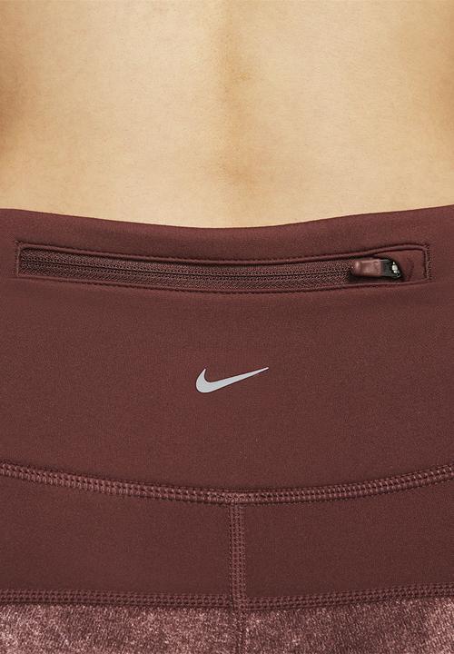 Nike - W nike air df tights - burgundy