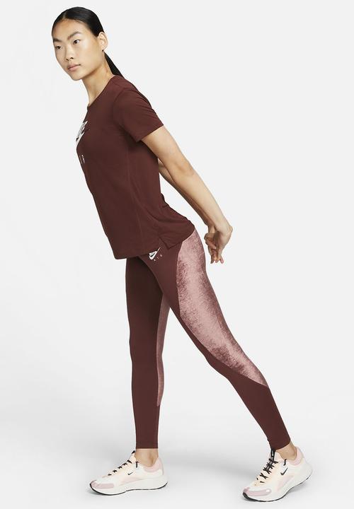 Nike - W nike air df tights - burgundy
