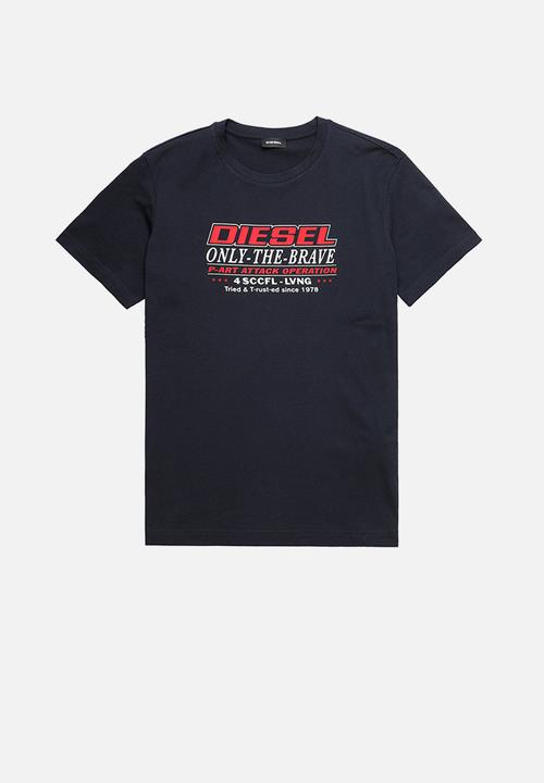Diesel  - T-diegos-k20 printed tee - navy