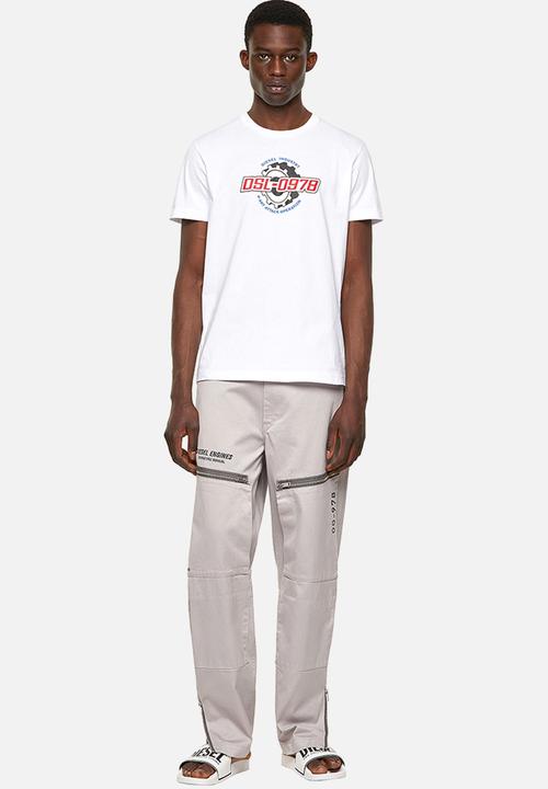 Diesel  - T-diegos-k21 graphic tee - white