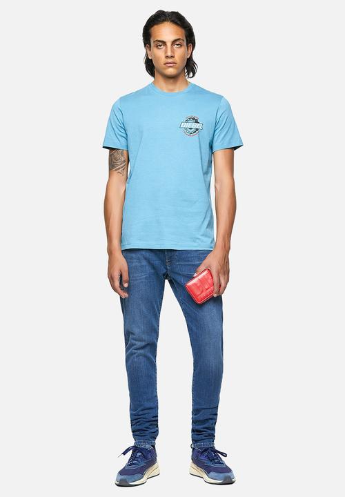 Diesel  - T-diegos-k23 chest priint tee - blue