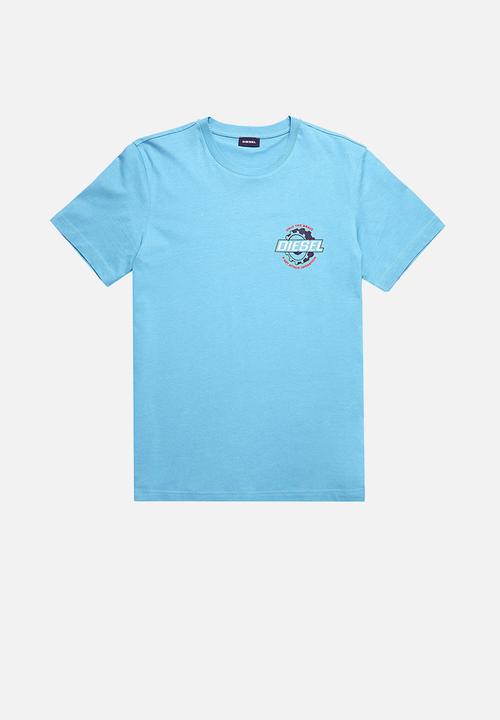 Diesel  - T-diegos-k23 chest priint tee - blue