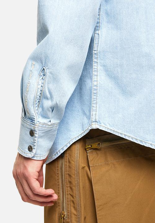 Diesel  - D-east-p1 denim shirt - light blue