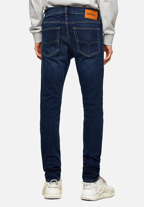 Diesel  - D-luster slim fit 5 pocket jeans - blue