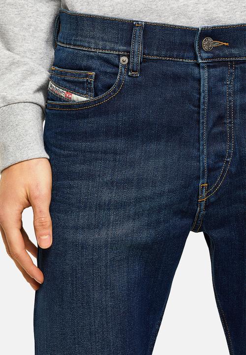 Diesel  - D-luster slim fit 5 pocket jeans - blue