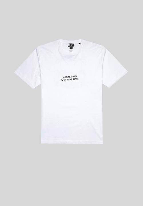 Diesel  - T-tubolar-b3 tee - white