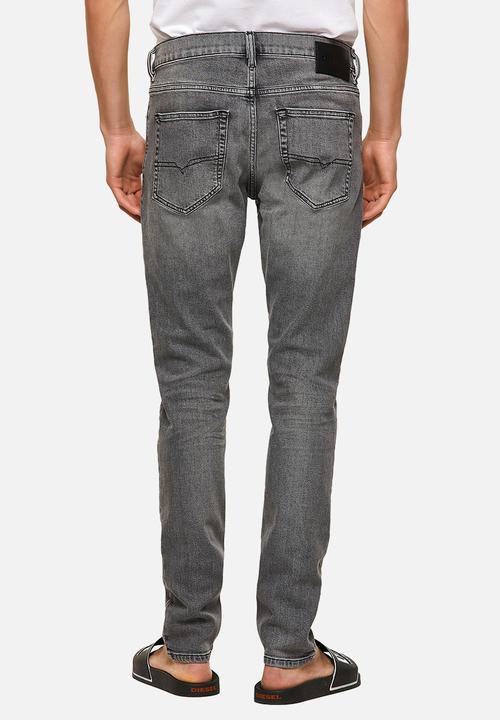 Diesel  - D-luster slim fit longer length jeans - grey