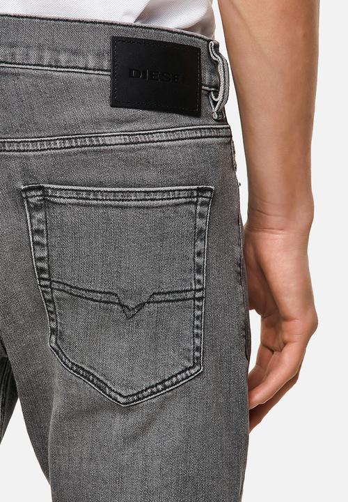 Diesel  - D-luster slim fit longer length jeans - grey