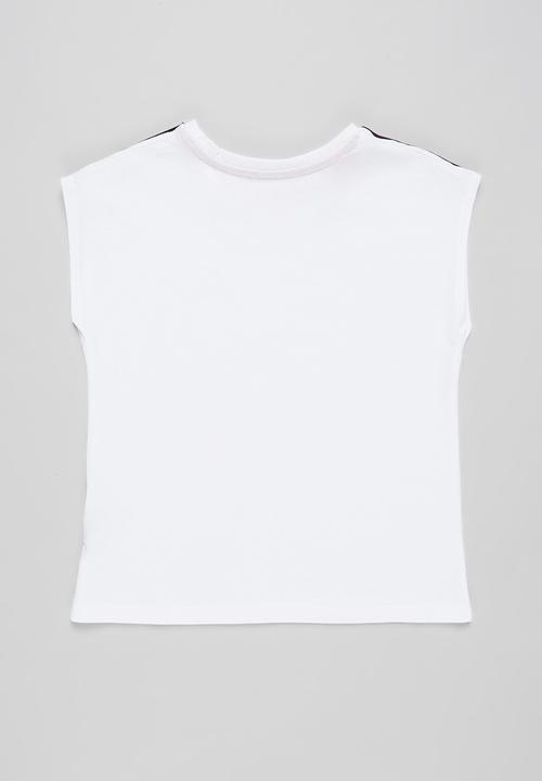 POLO - Girls maya active tee - white