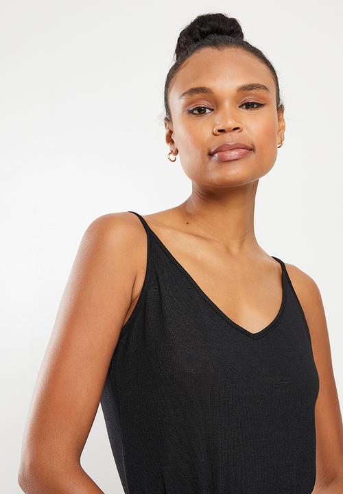 dailyfriday - Midi boycon dress - black