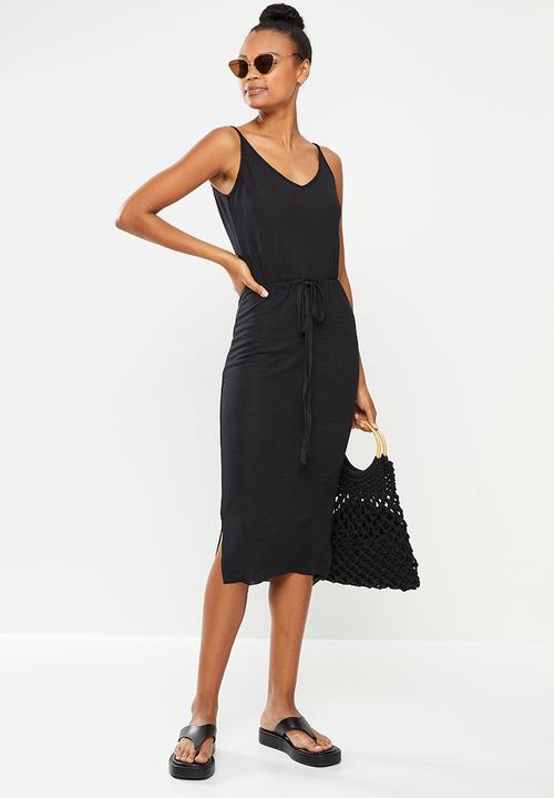 dailyfriday - Midi boycon dress - black