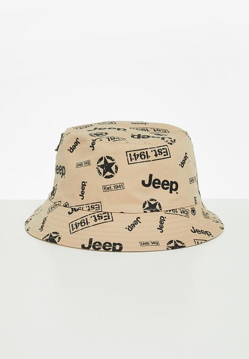 JEEP - Reversible bucket hat - khaki