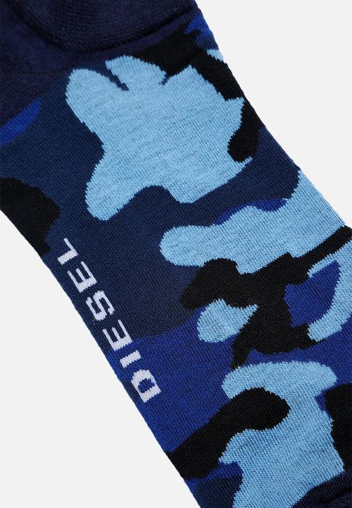 Diesel  - Skm-gost three pack ankle socks - multi