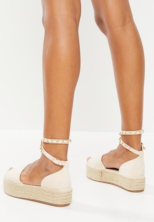 Madison® - Gwen espadrille flatform sandal - blush