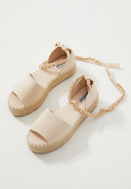 Madison® - Gwen espadrille flatform sandal - blush