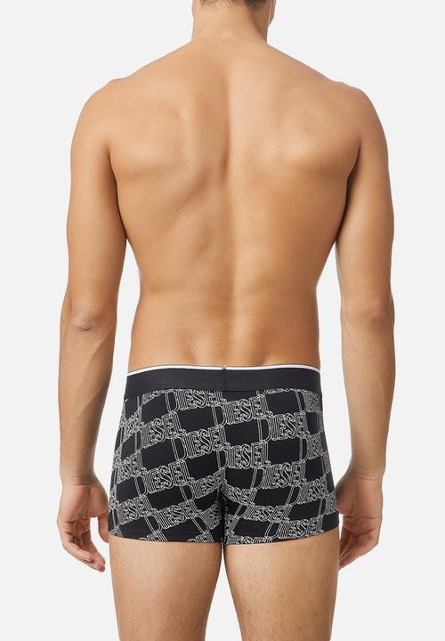 Diesel  - Umbx-damien three pack boxer briefs - black