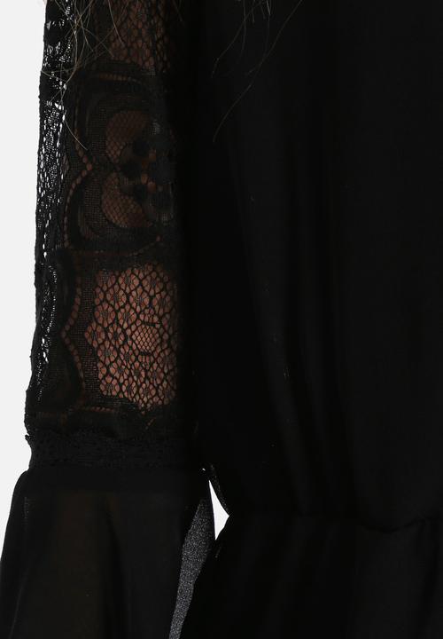 The Lot - Bell Tower Lace Playsuit 