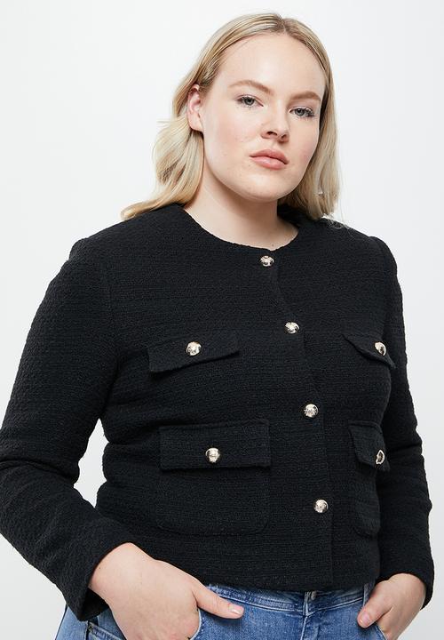MANGO - Plus jacket wintour - black