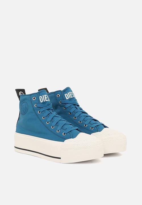 Diesel  - Astico s-astico mc wedge sneakers - blue