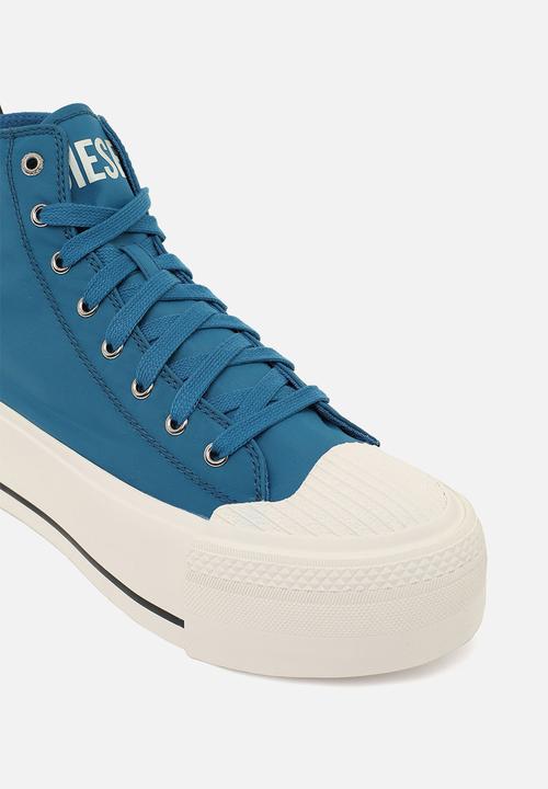 Diesel  - Astico s-astico mc wedge sneakers - blue
