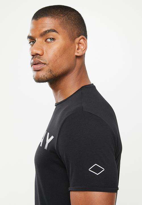 Replay - Chest print tee - black