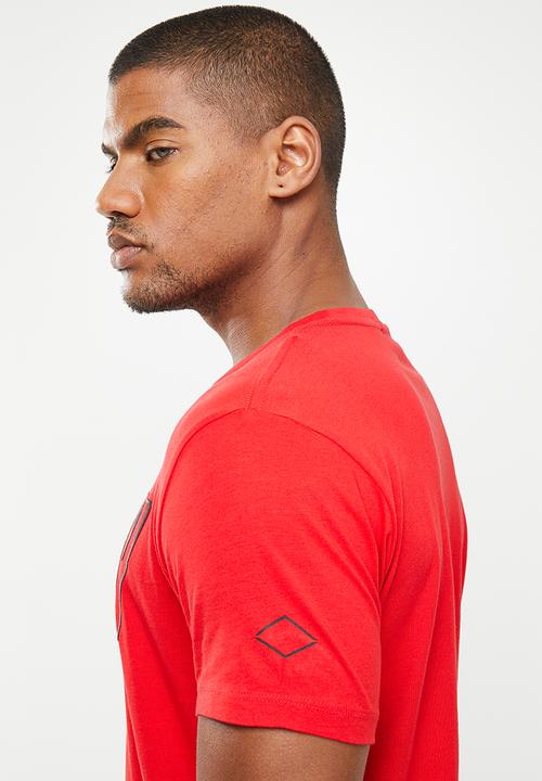 Replay - Bold print tee - red