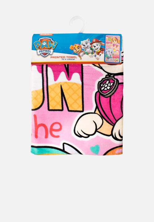 Character Group - Paw Patrol beach towel - pink