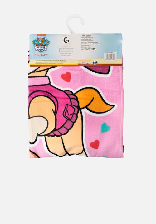 Character Group - Paw Patrol beach towel - pink