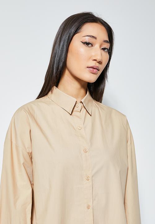 Superbalist - Relaxed co-ord shirt - rich tan