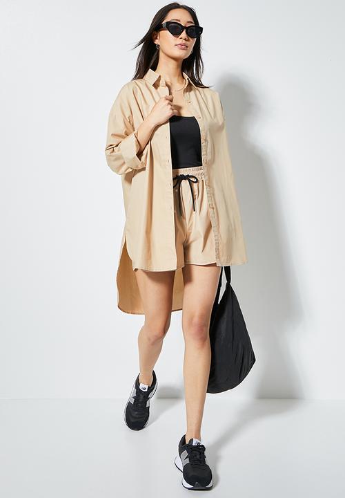 Superbalist - Relaxed co-ord shirt - rich tan