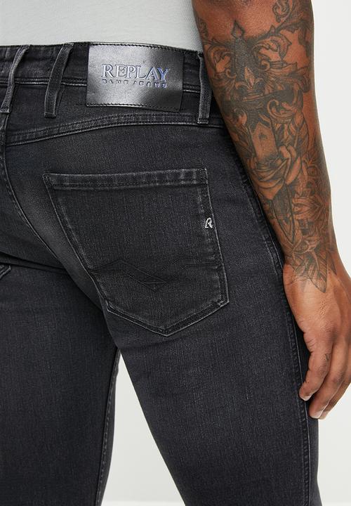 Replay - Anbass slim - black
